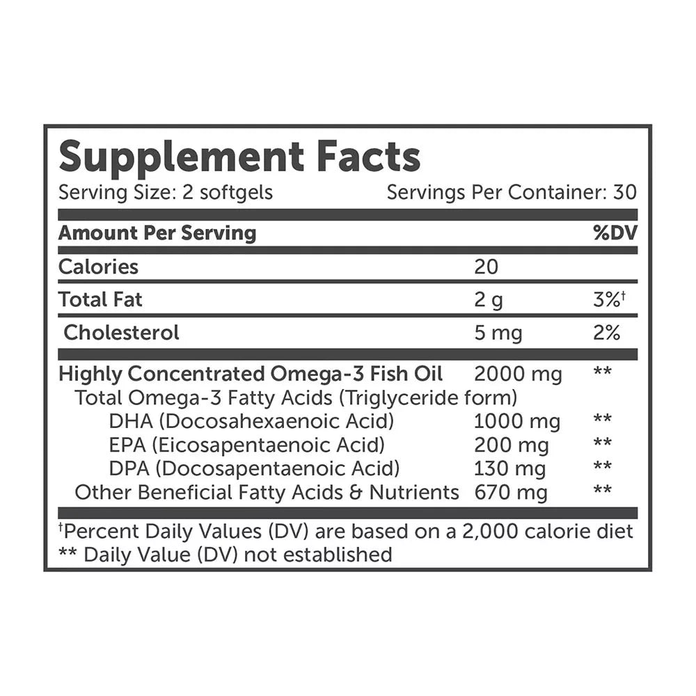 Enzymedica Aqua Biome Maximum Strength Omega 3 (60 Softgels)