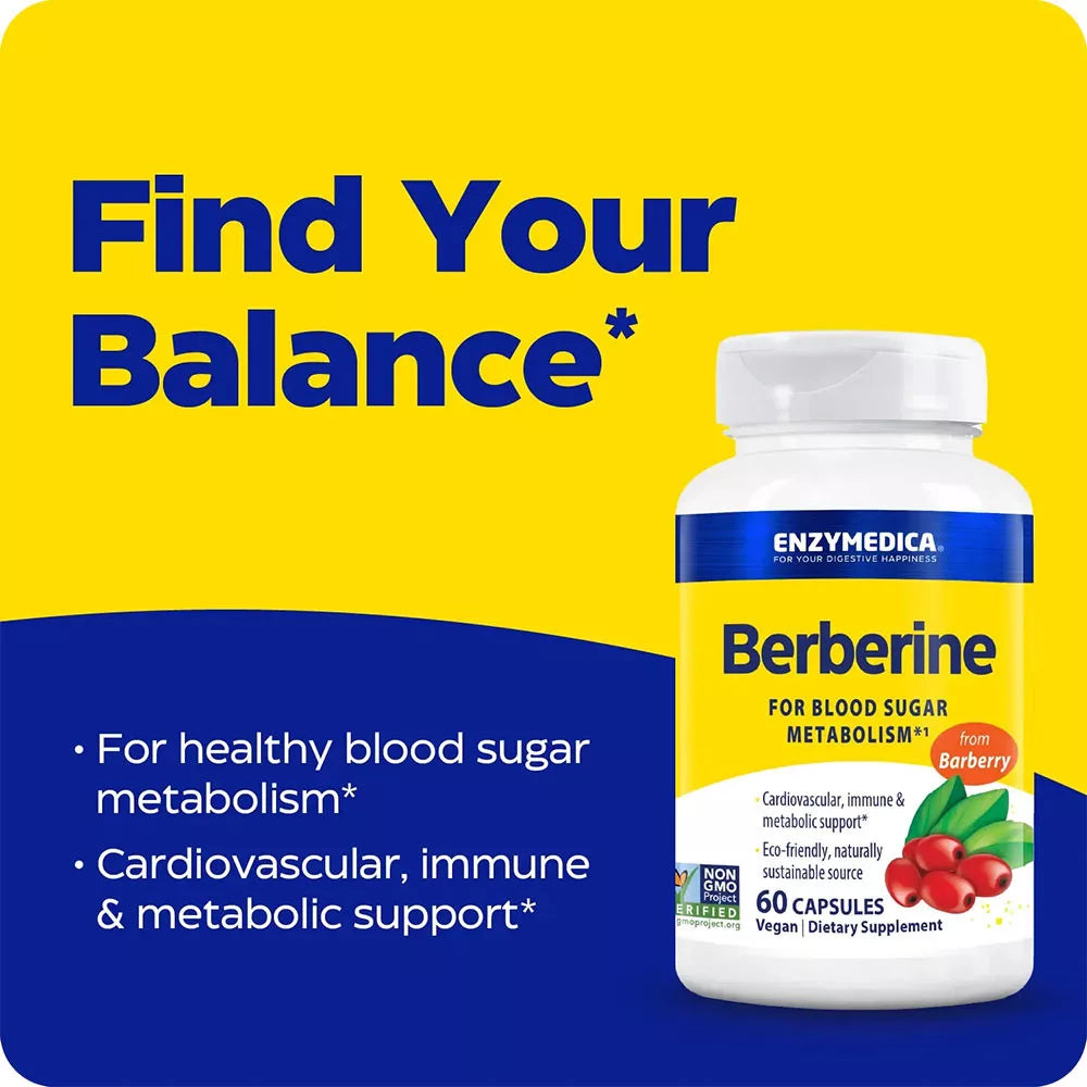 Enzymedica Berberine (120 Capsules)