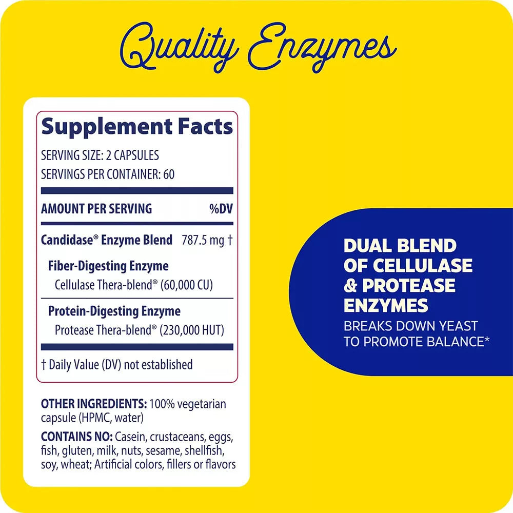 Enzymedica Candidase® (120 Capsules)