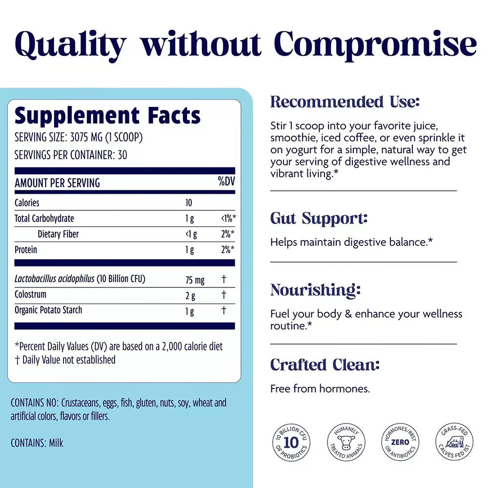 Enzymedica Colostrum + Probiotics (30 Servings)