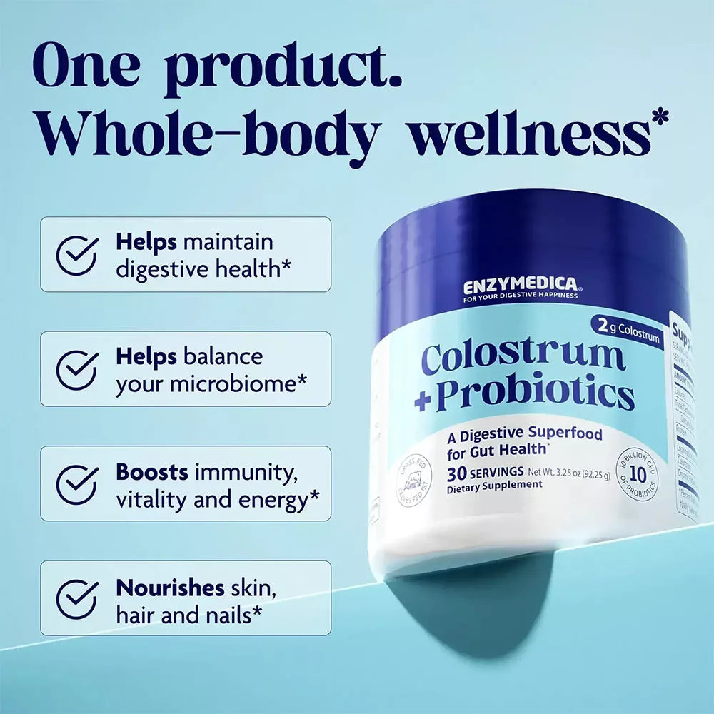 Enzymedica Colostrum + Probiotics (30 Servings)