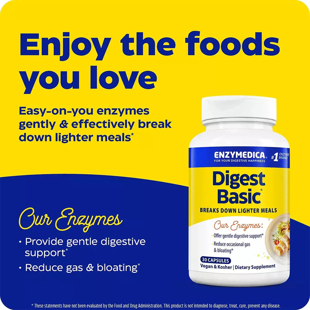 Enzymedica Digest Basic® (180 Capsules)
