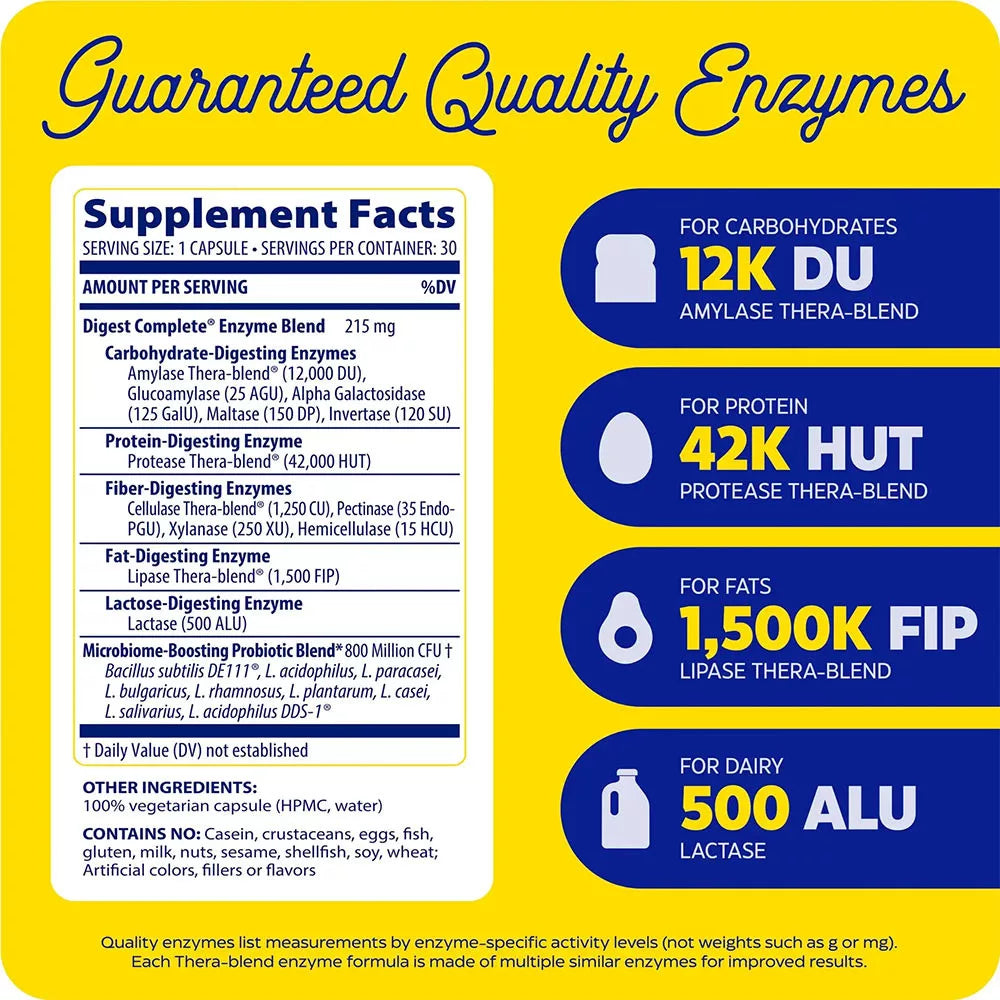 Enzymedica Digest Complete® + Probiotics (90 Capsules)