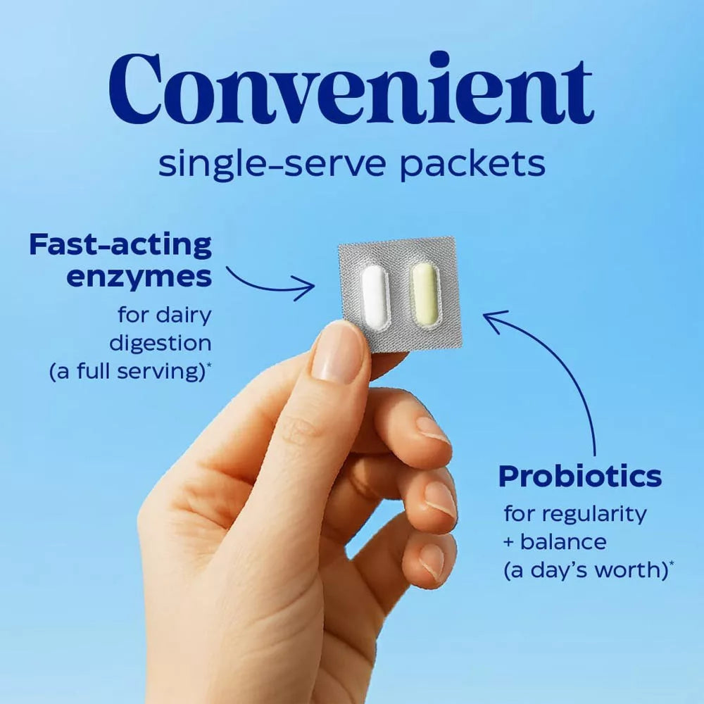 Enzymedica SubCulture™ Dinner Duo: Probiotics + Enzymes for Dairy Control* (30 x 2 Capsules)