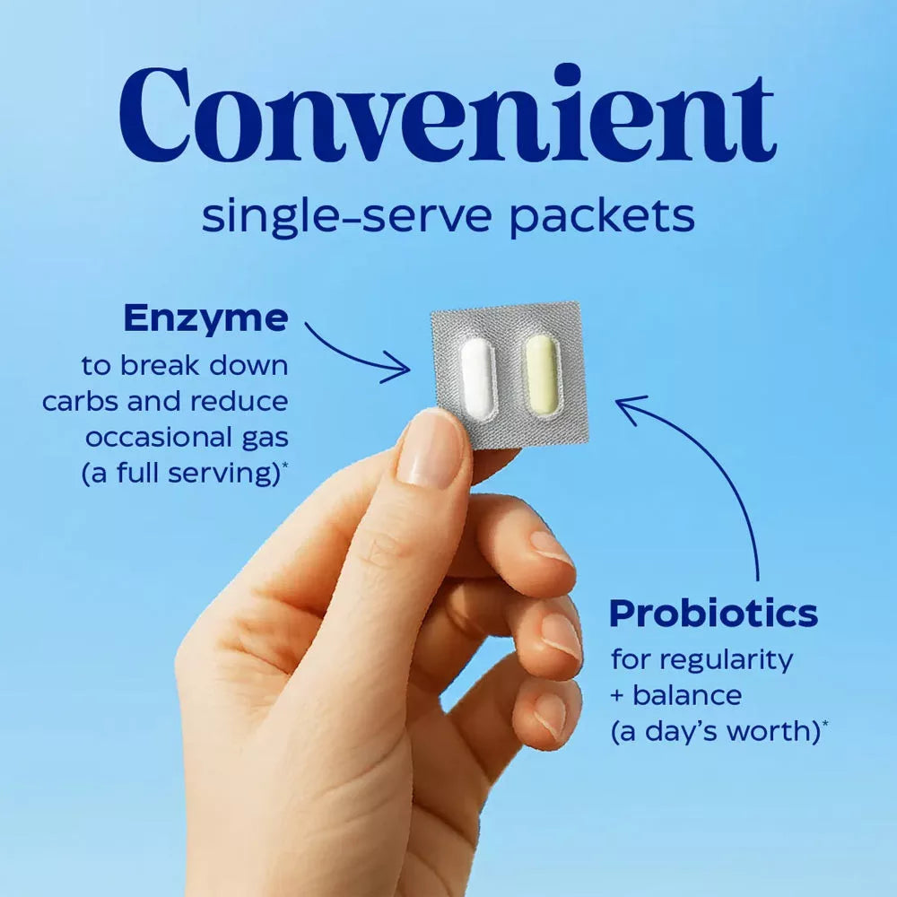 Enzymedica SubCulture™ Dinner Duo: Probiotics + Enzyme for Gas & Bloating* (30 x 2 Capsules)