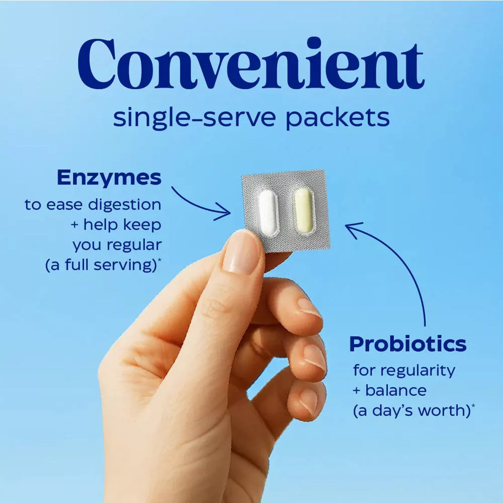 Enzymedica SubCulture™ Dinner Duo: Probiotics + Enzymes for Regularity* (30 x 2 Capsules)