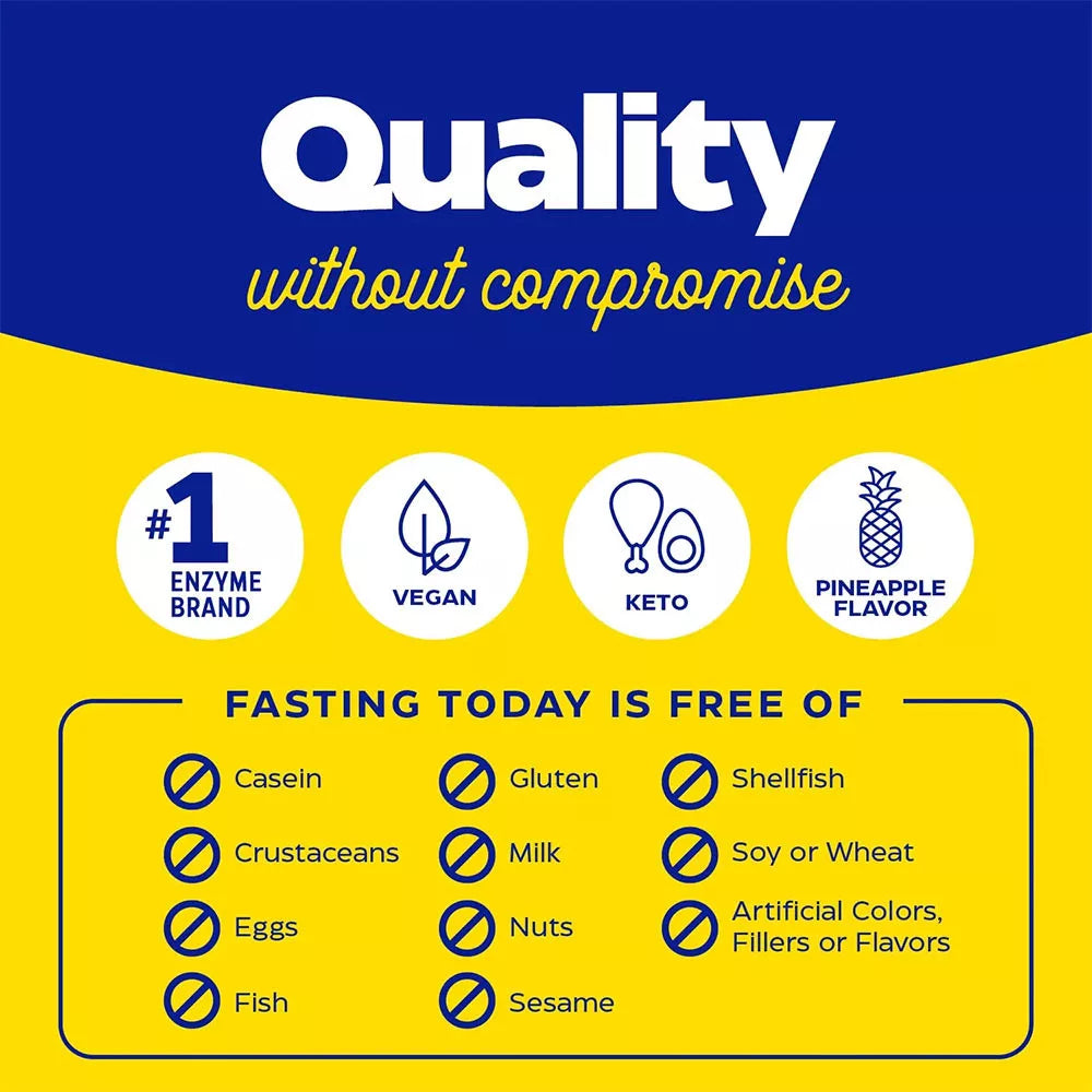 Enzymedica Fasting Today® (24 servings, Tropical Pineapple)
