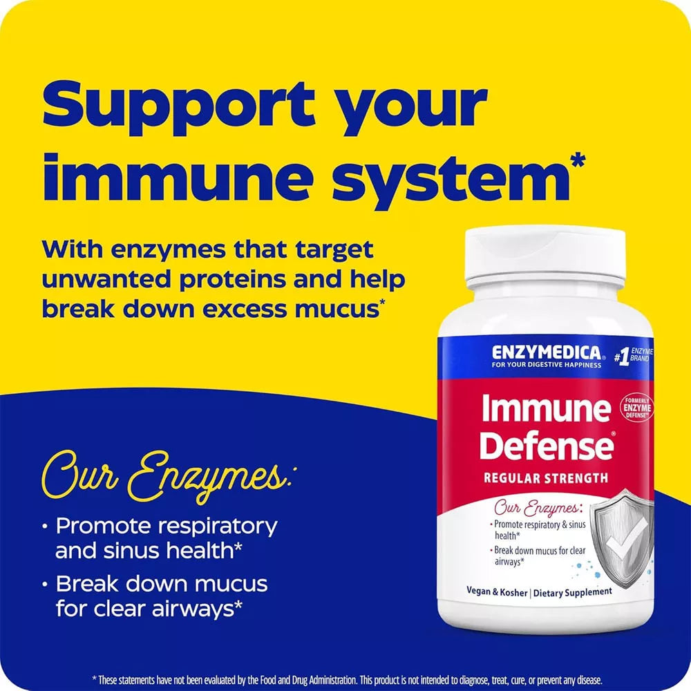 Enzymedica Immune Defense™ Regular Strength (120 Capsules)