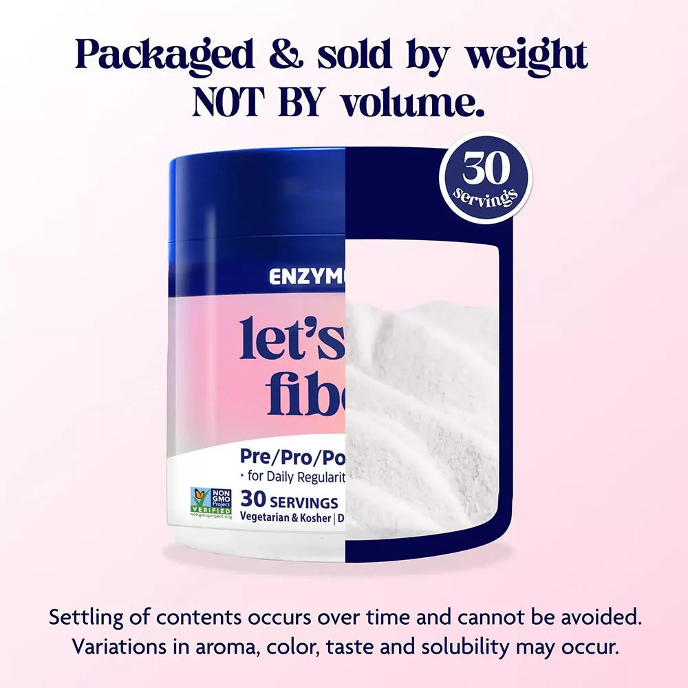 Enzymedica Let’s Go Fiber+ Tropical (30 Servings)