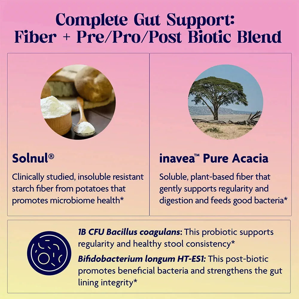 Enzymedica Let’s Go Fiber+ Tropical (30 Servings)