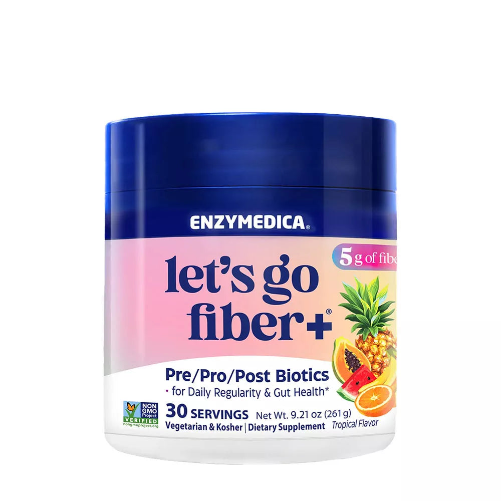 Enzymedica Let’s Go Fiber+ Tropical (30 Servings)