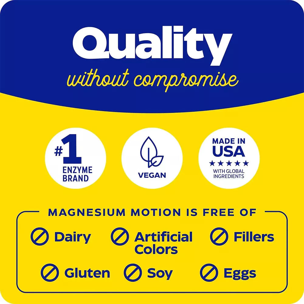 Enzymedica Magnesium Motion (120 Capsules)