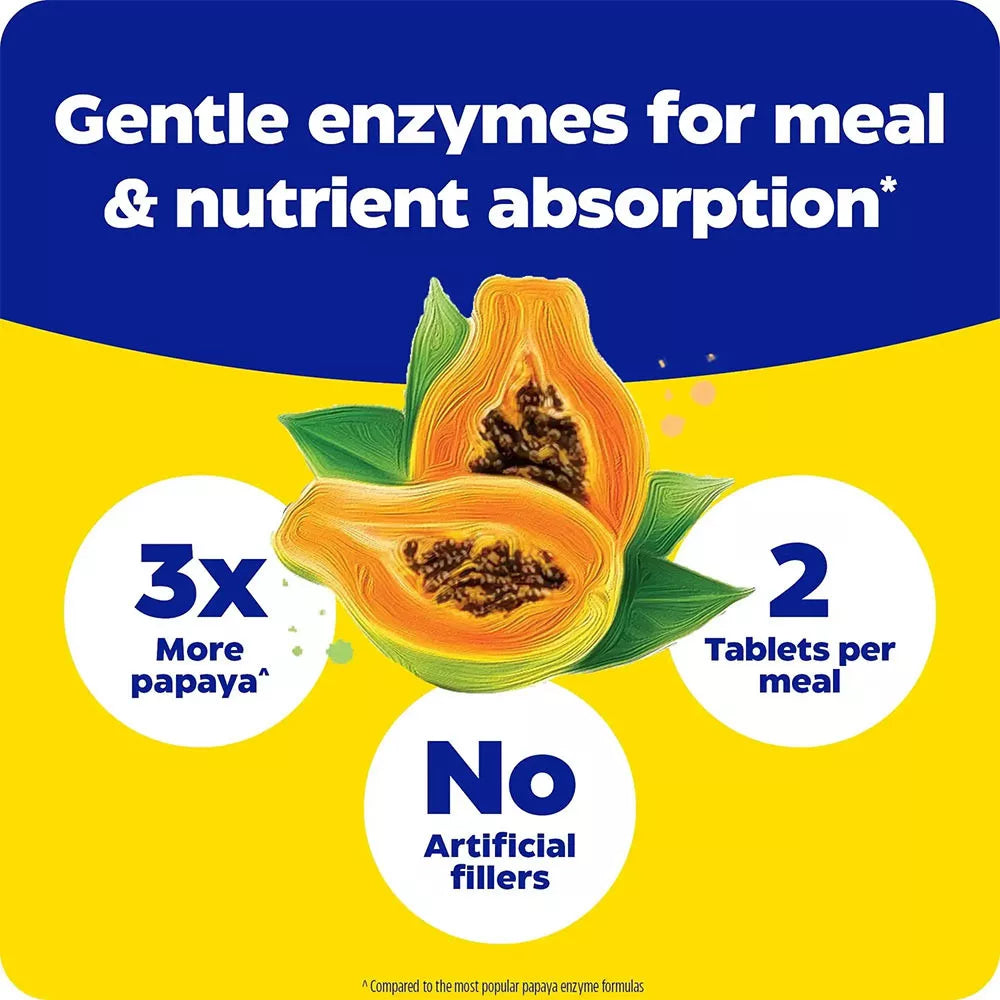 Enzymedica Papaya Complete (120 Tablets, Papaya mint)