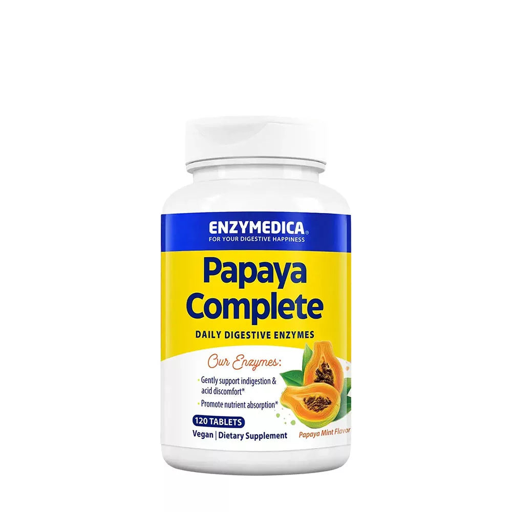 Enzymedica Papaya Complete (120 Tablets, Papaya mint)