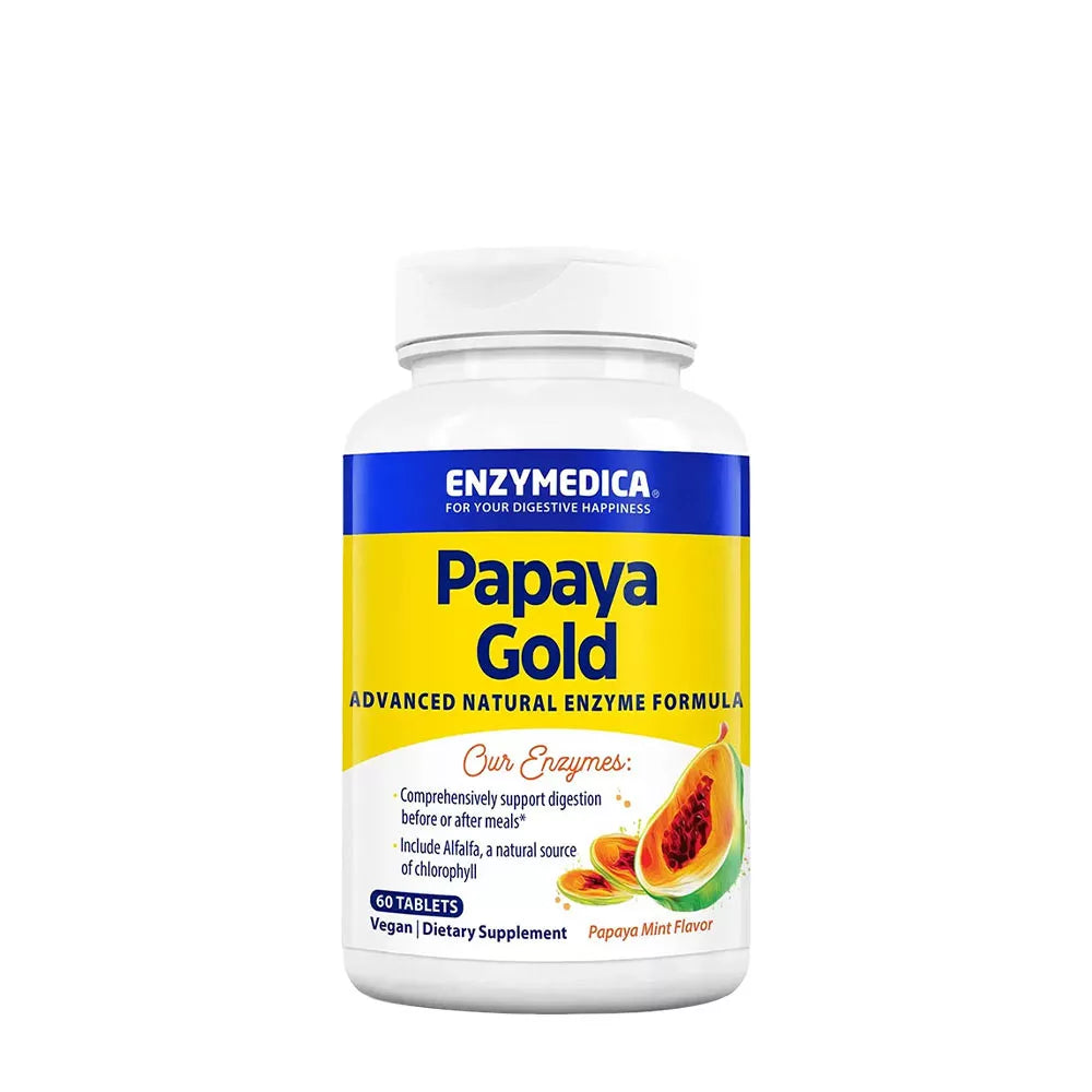 Enzymedica Papaya Gold (60 Tablets, Papaya mint)