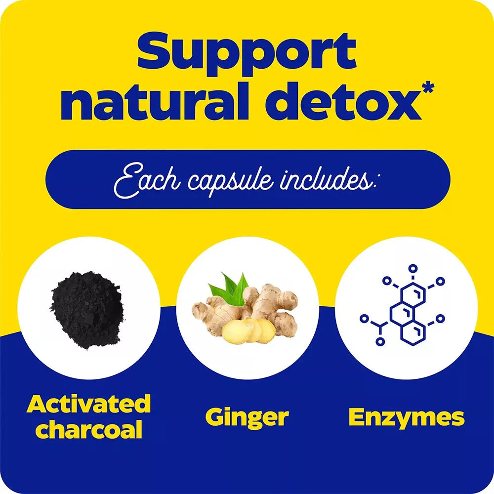 Enzymedica Activated Charcoal (60 Capsules)