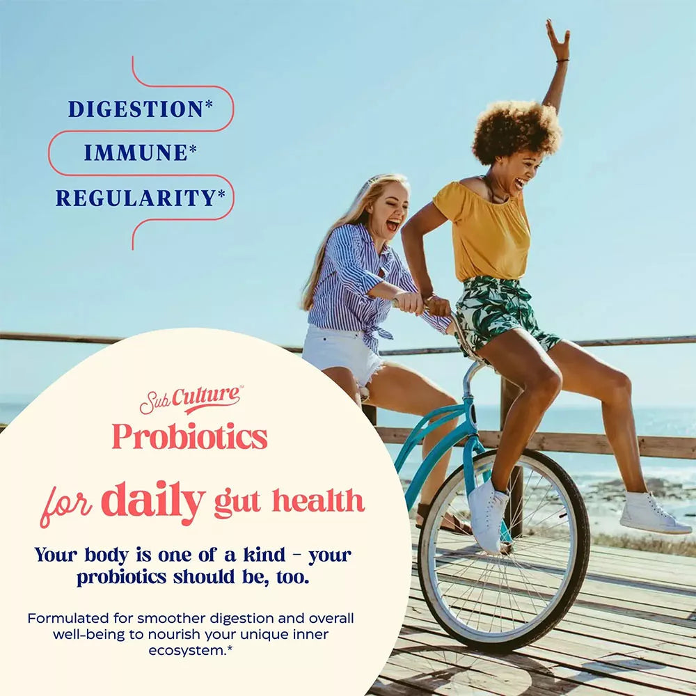 Enzymedica SubCulture™ Probiotic for Daily Gut Health (30 Capsules)