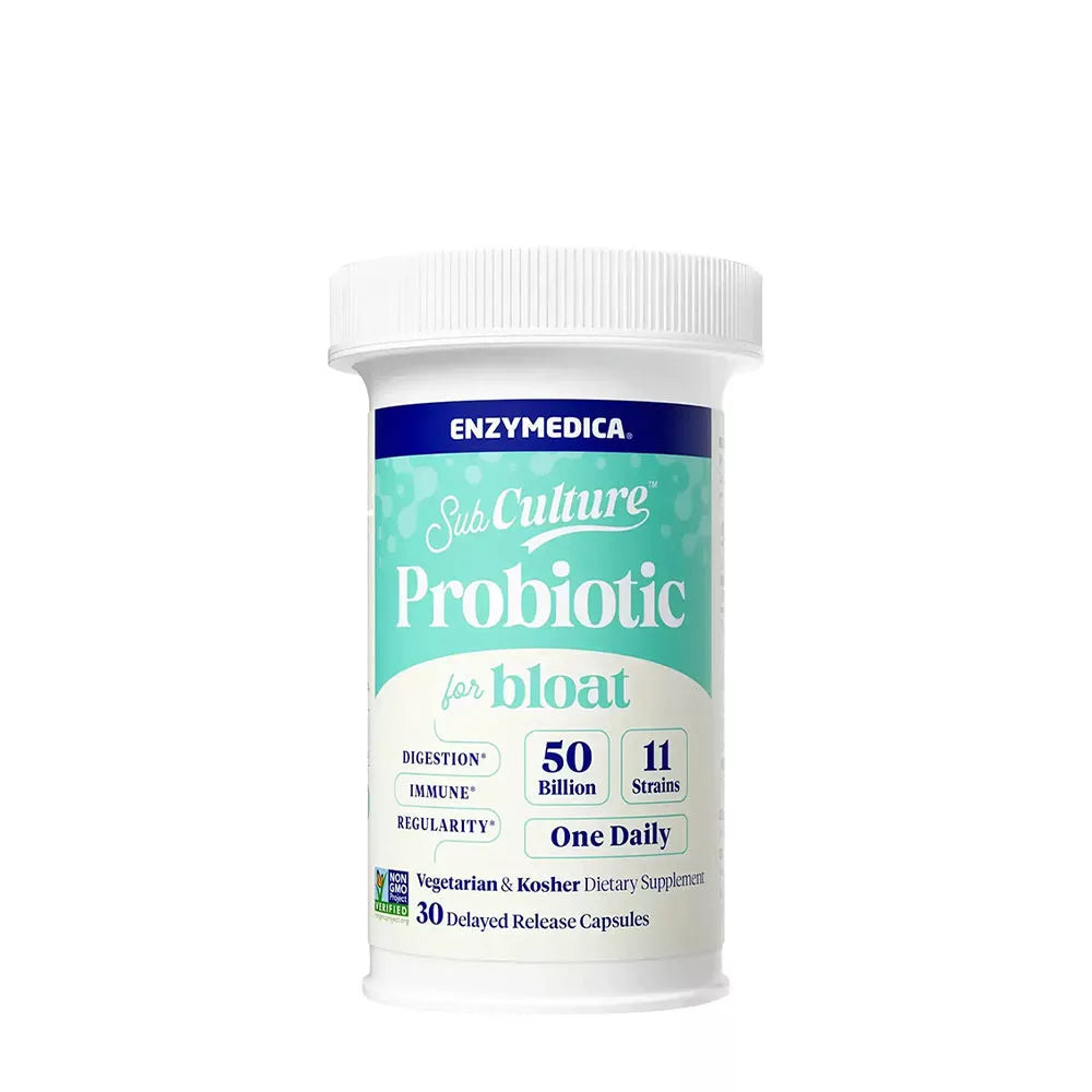 Enzymedica SubCulture™ Probiotic for Bloat (30 Capsules)
