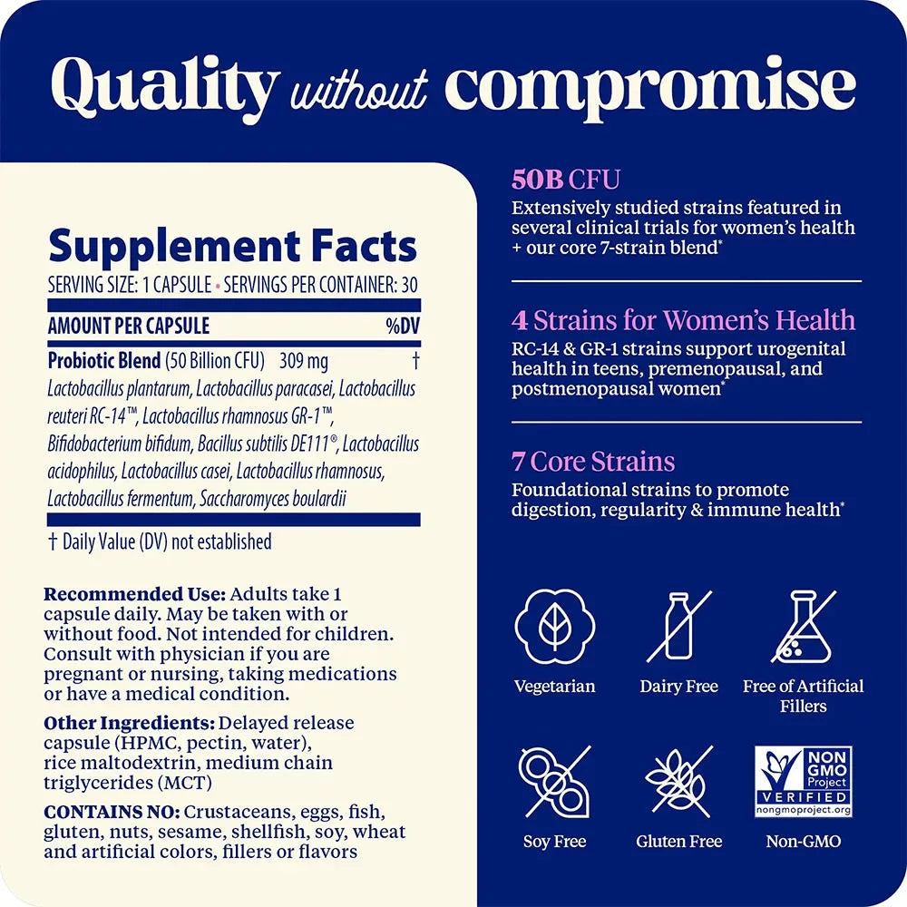 Enzymedica SubCulture™ Probiotic for Women (30 Capsules)