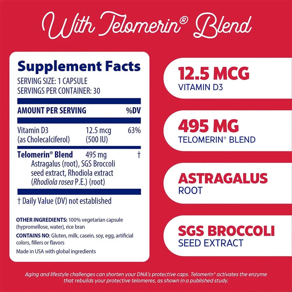 Enzymedica Telomere Plus® (30 Capsules)