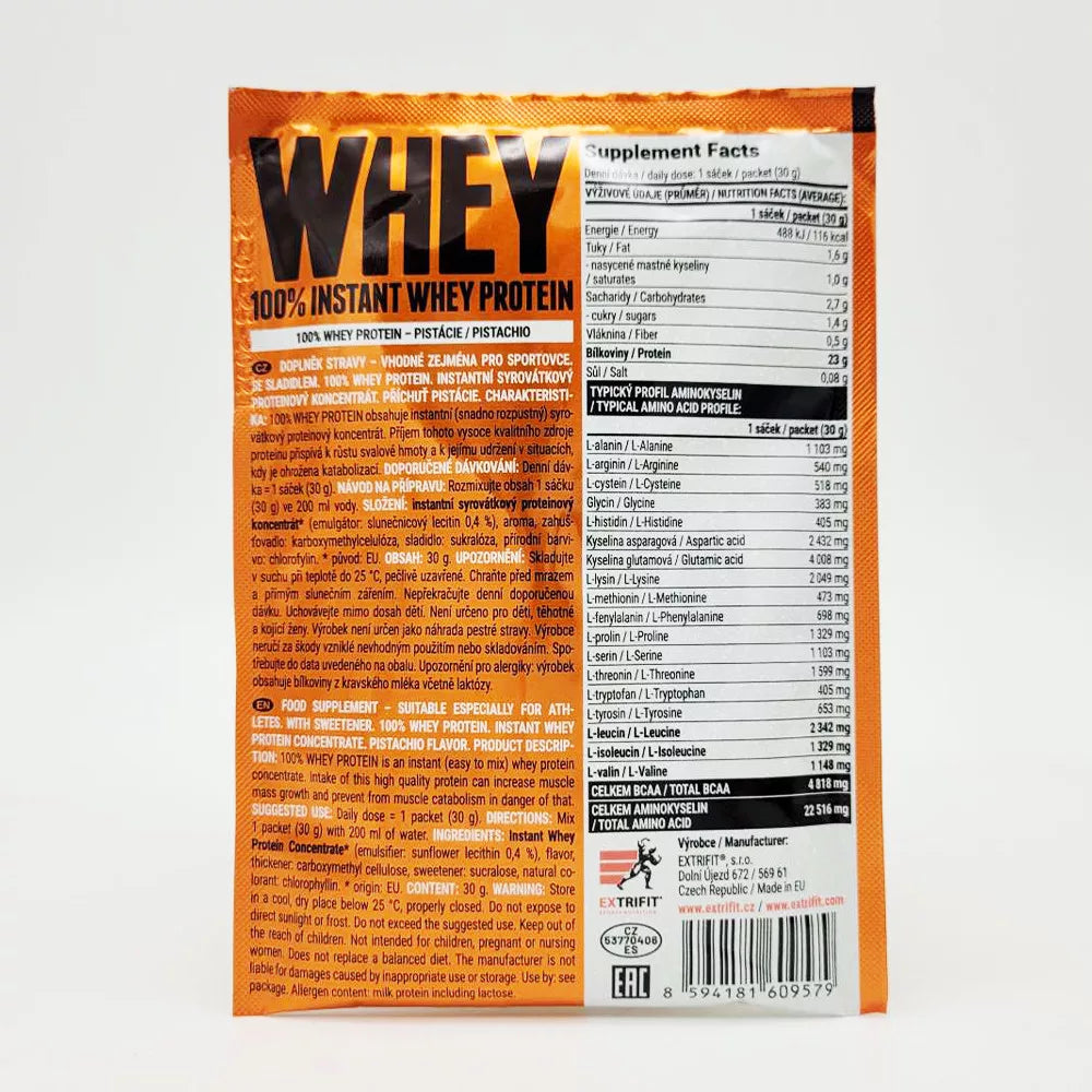 Extrifit 100% Instant Whey Protein (30 g, Pistachio)