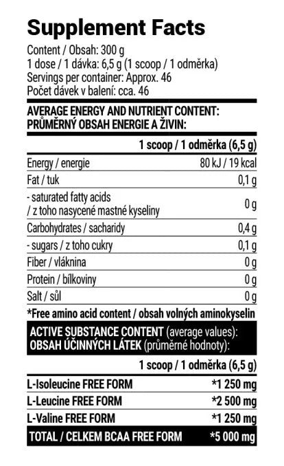 Extrifit BCAA Instant (300 g, Raspberry)