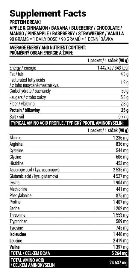 Extrifit Break! Protein Food (900 g, Mango)