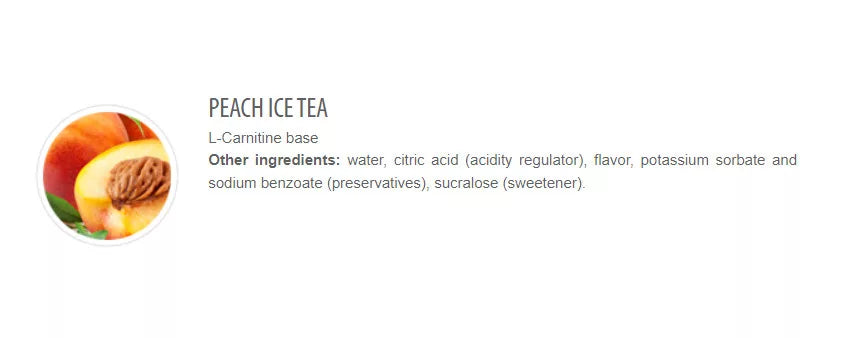 Extrifit Carni Liquid 120,000 mg (1000 ml, Peach Iced Tea)