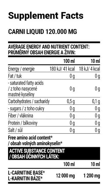 Extrifit Carni Liquid 120,000 mg (1000 ml, Peach Iced Tea)