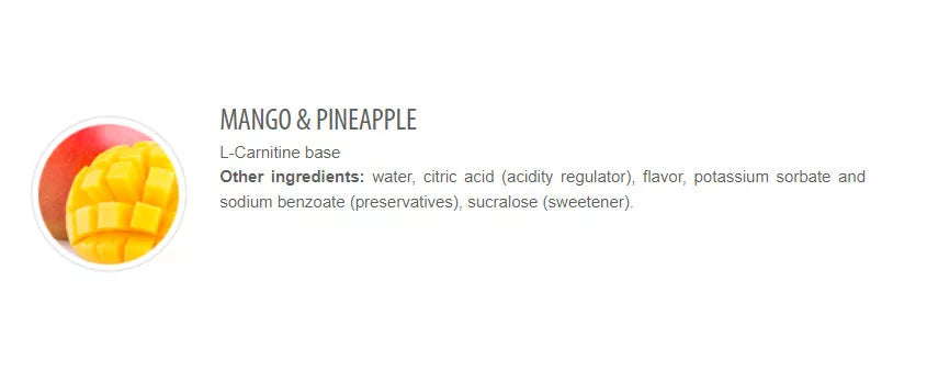 Extrifit Carni Liquid 120,000 mg (1000 ml, Mango Pineapple)