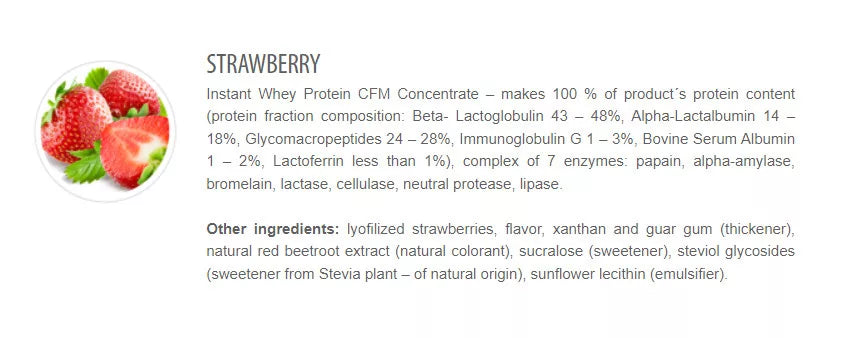 Extrifit CFM Instant Whey 80 (1000 g, Strawberry)