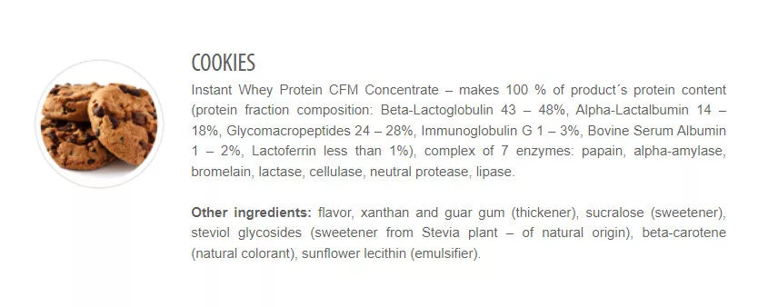 Extrifit CFM Instant Whey 80 (1000 g, Cookies)
