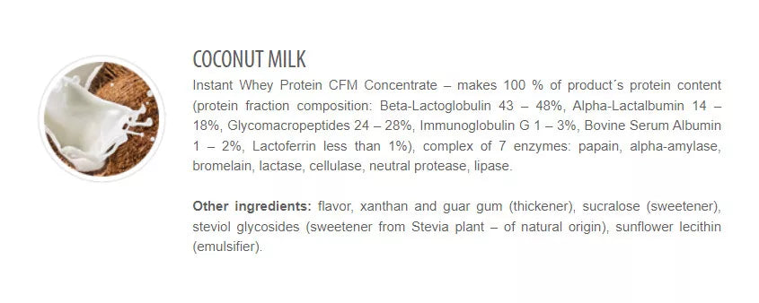 Extrifit CFM Instant Whey 80 (1000 g, Coco Milk)