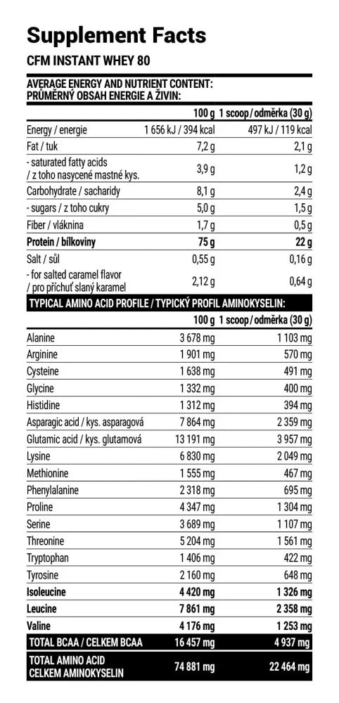 Extrifit CFM Instant Whey 80 (1000 g, Yogurt)