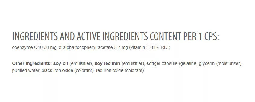 Extrifit Coenzyme Q 10 - 30 mg Caps (100 Capsules)