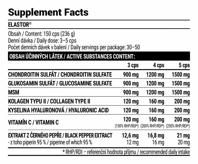 Extrifit Elastor - Joint Guard (150 Capsules)