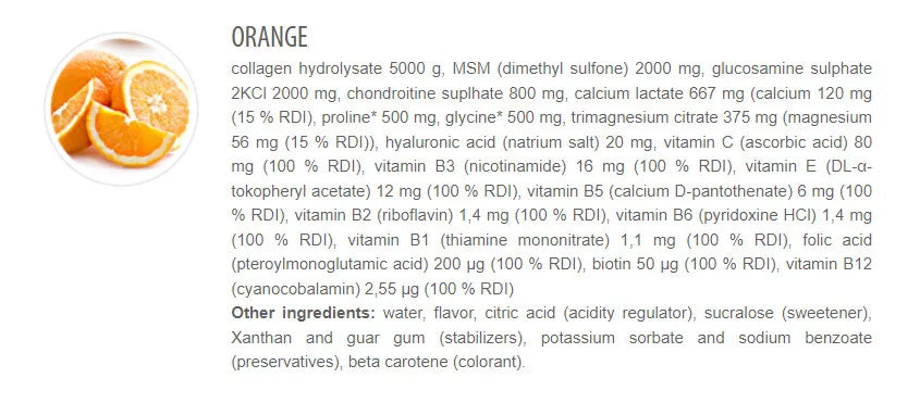 Extrifit Flexain Joint Guard (1000 ml, Orange)