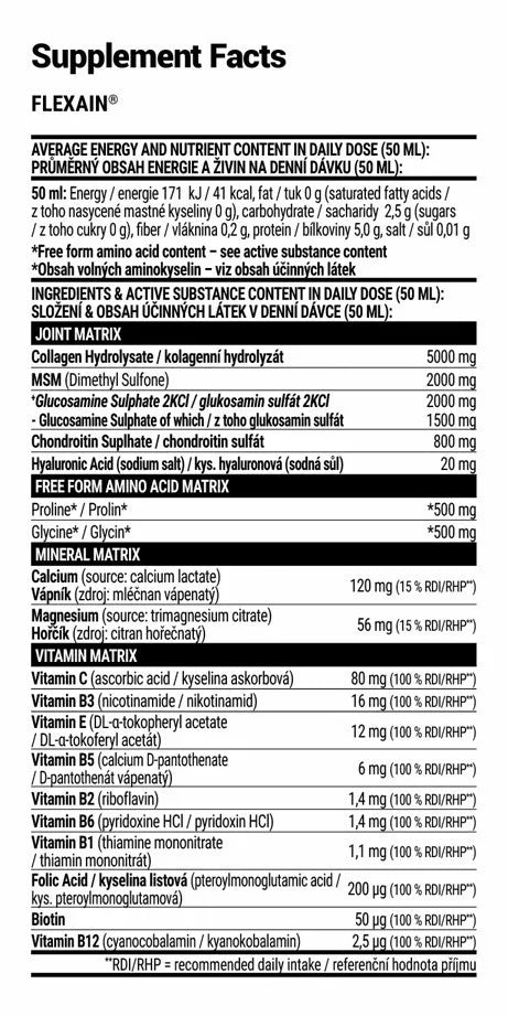 Extrifit Flexain Joint Guard (1000 ml, Orange)