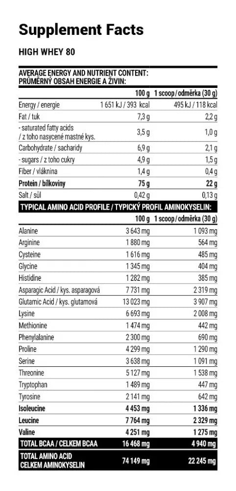 Extrifit High Whey 80 (1000 g, Chocolate Coconut)
