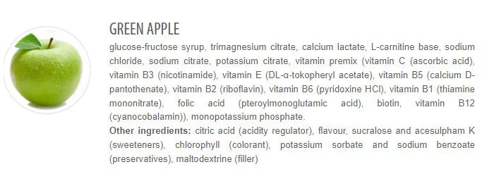 Extrifit Iontex Liquid (1000 ml, Green Apple)