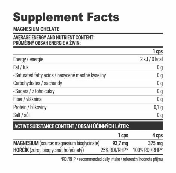 Extrifit Magnesium Chelate (120 Capsules)