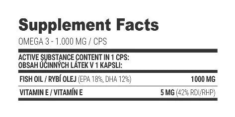 Extrifit Omega-3 1000 mg (100 Capsules)