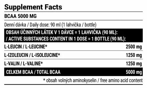 Extrifit BCAA 5000 mg (90 ml, Apricot)