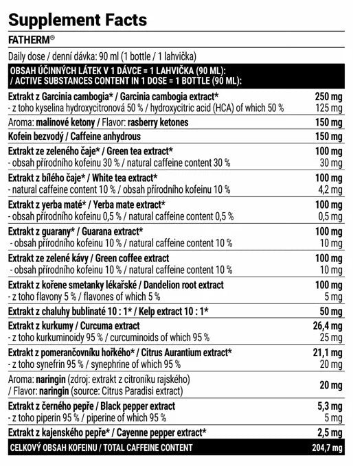 Extrifit Fatherm Shot (90 ml, Blackcurrant)
