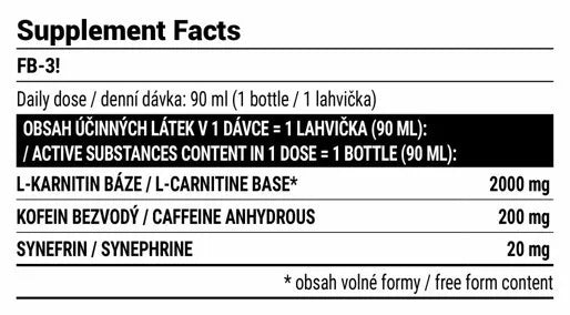 Extrifit FB-3 Shot (90 ml, Elderberry)