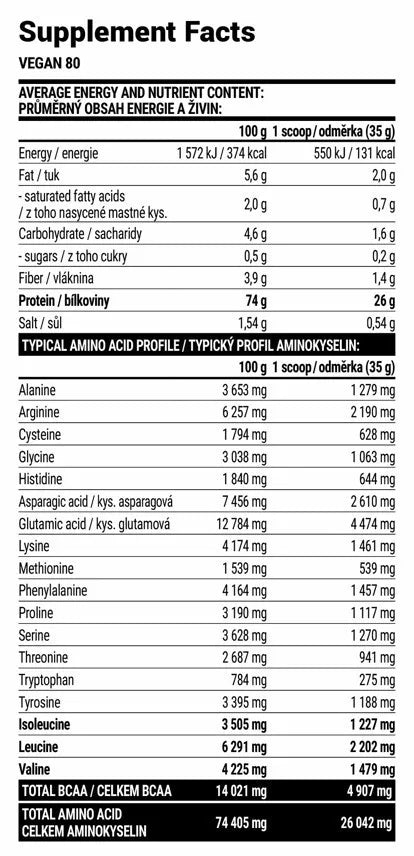 Extrifit Vegan 80 (2000 g, Ice Coffee)