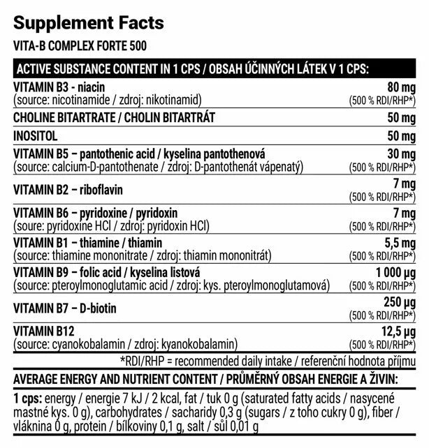 Extrifit Vita-B Complex (90 Capsules)