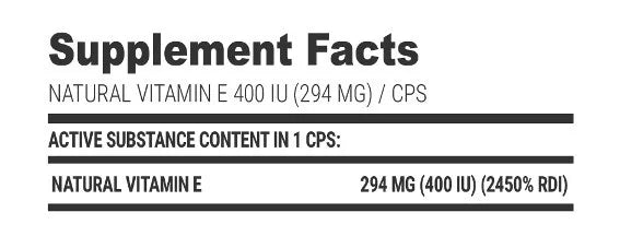 Extrifit Vita-E 400IU (100 Capsules)