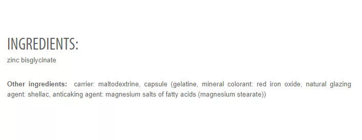 Extrifit Zinc Chelate (100 Capsules)