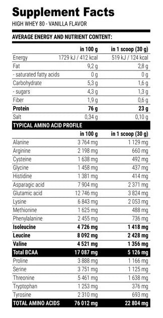 Extrifit CFM Instant Whey 80 (1000 g, Vanilla)
